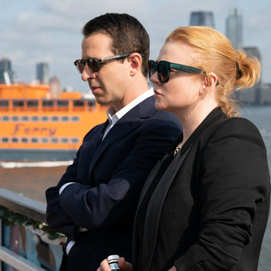 Jeremy Strong and Sarah Snook in Succession, one of the best TV shows of 2023